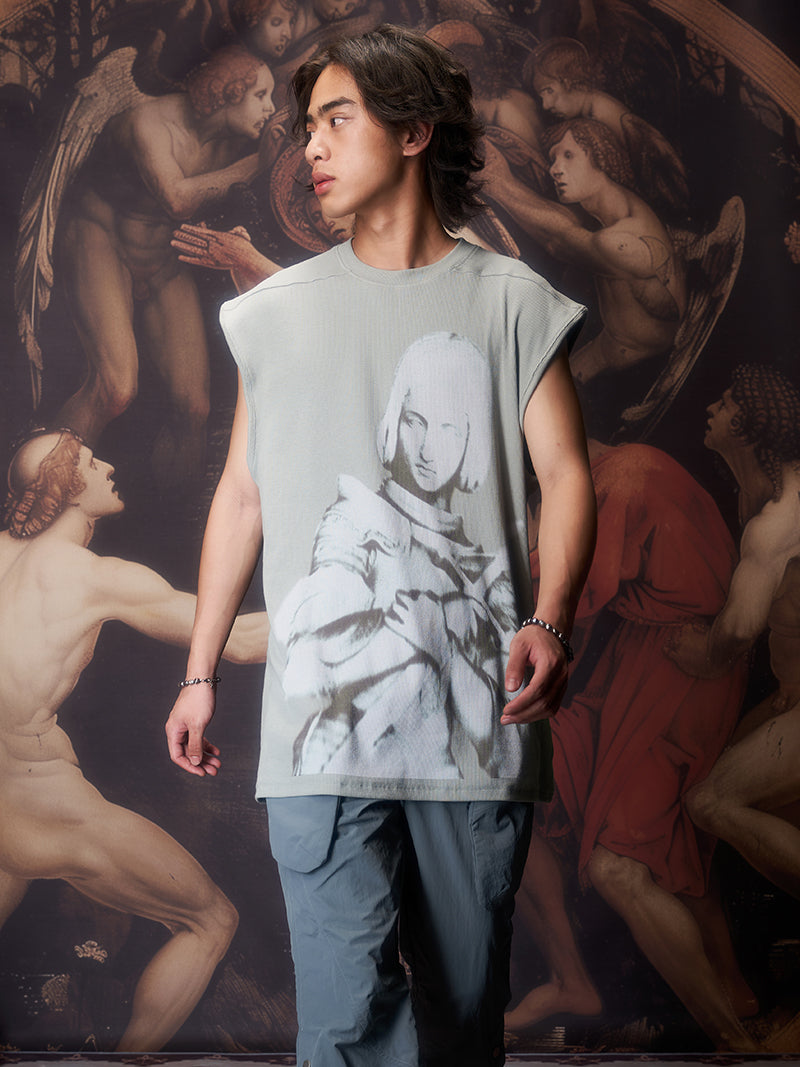 Dark knight sleeveless top