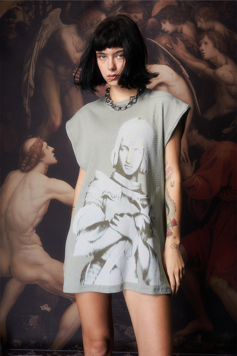 Dark knight sleeveless top