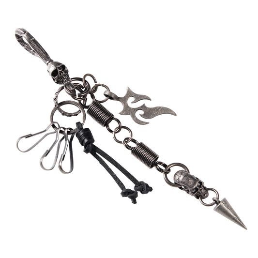 Avant-Garde Punk Skull pendant keychain