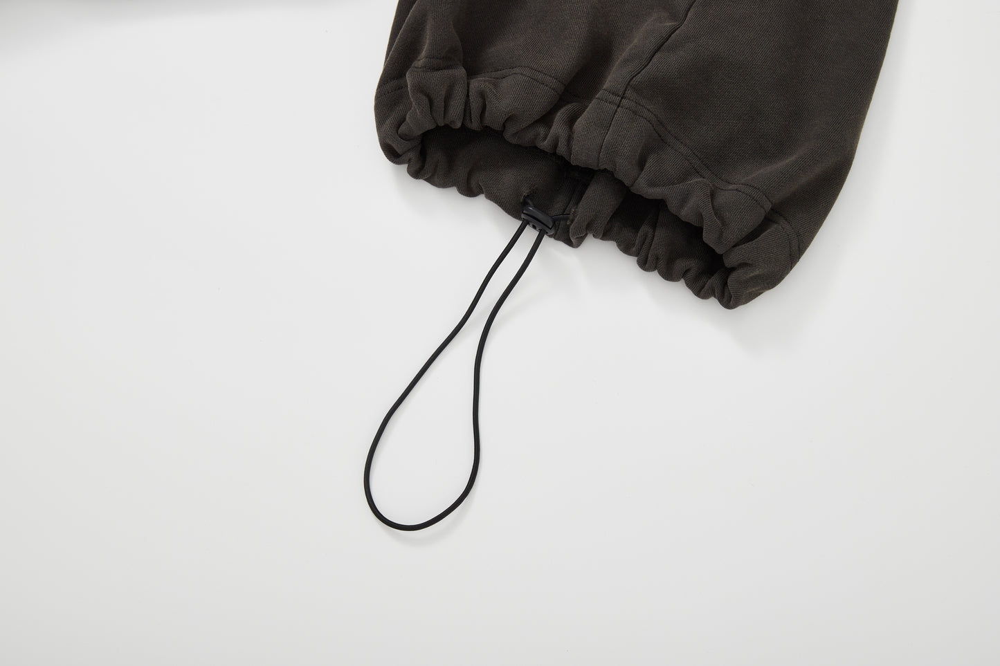 Destroyed vintage washed  boxy zip-up hoodie & baggy pants